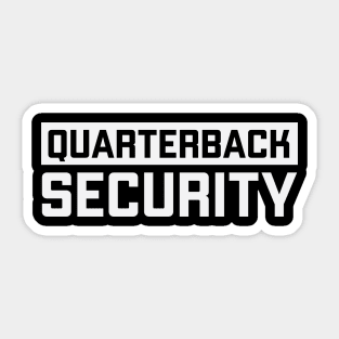 Football Offensive Line Lineman Quarterback Protection Sticker